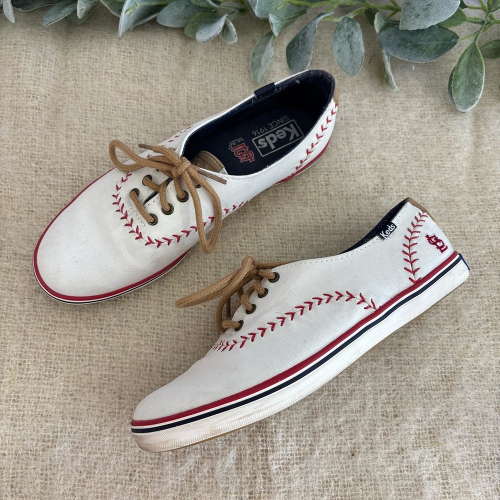 Keds canvas shoes St Louis Cardinals baseball 6.5 women